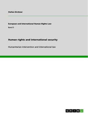 cover image of Human rights and international security